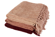 Afbeelding in Gallery-weergave laden, J-Line Plaid kwast roze/ oranje
