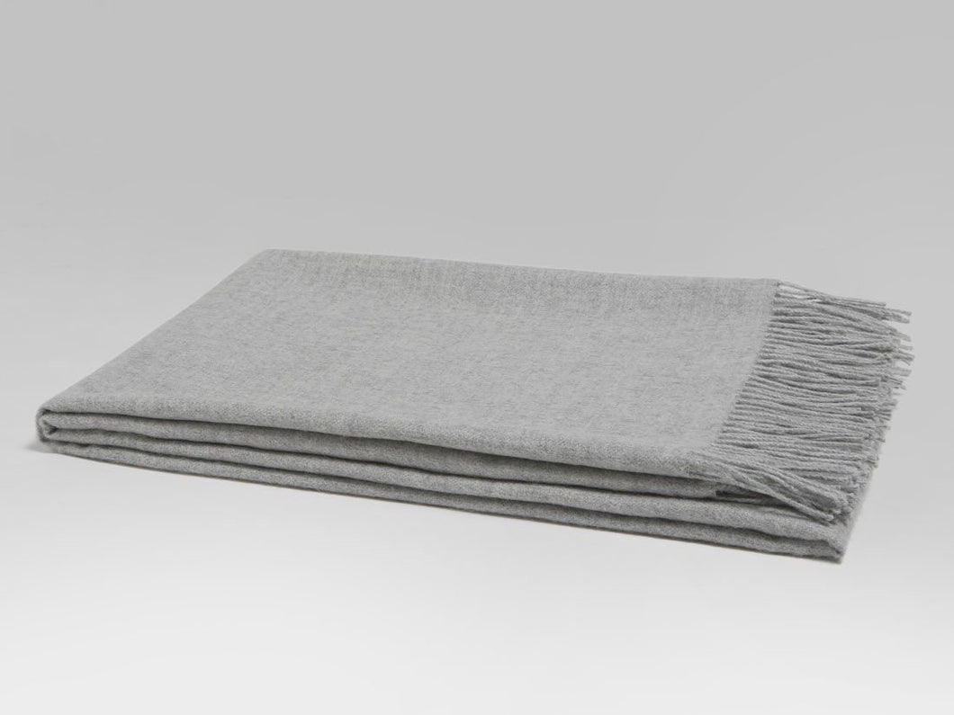 Menza Plaid Alpaca licht grijs