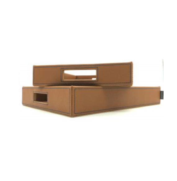 Menza Dienblad cognac - 2-delig