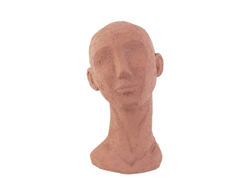 Present TimeBeeld Face Art terracotta