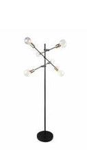 Afbeelding in Gallery-weergave laden, Dome Deco Vloerlamp zwart en goud
